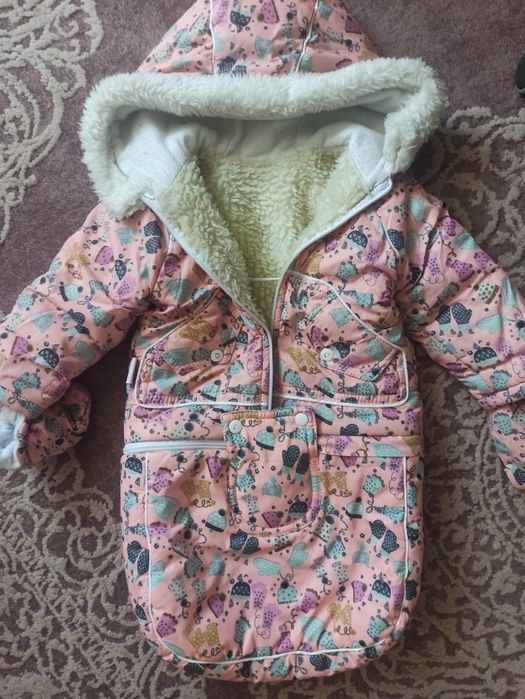 Зимовий конверт для дівчинки