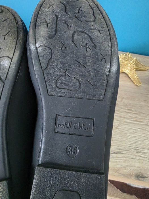 Elastyczne baletki baleriny nelli blu r.35