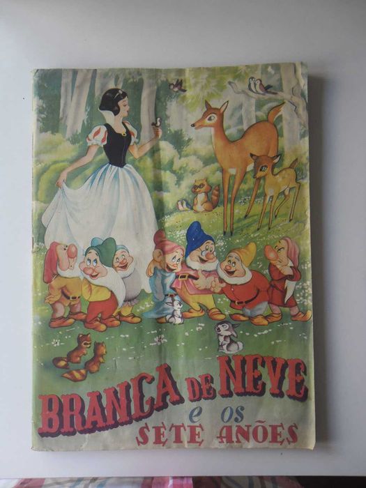 Caderneta Cromos Branca de Neve