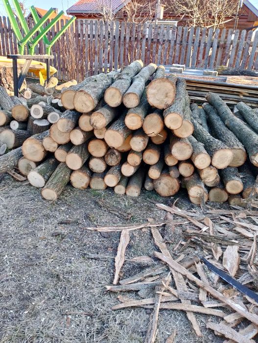 Kołki słupki debowe ogrodzenia budowlane, huśtawka