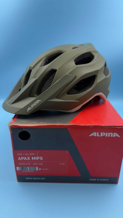 Nowy Kask Rowerowy Alpina Apax Mips r. L  (57-62cm)