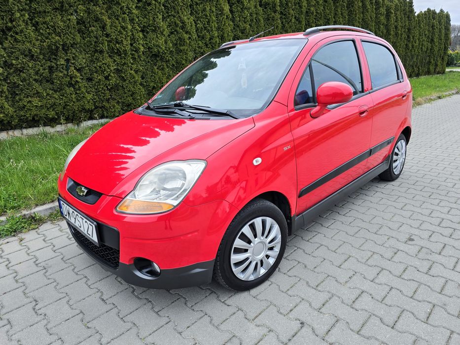 Chevrolet Matiz 1.0 67KM 2006r Klima, Niski Przebieg, Bogata wersja SX