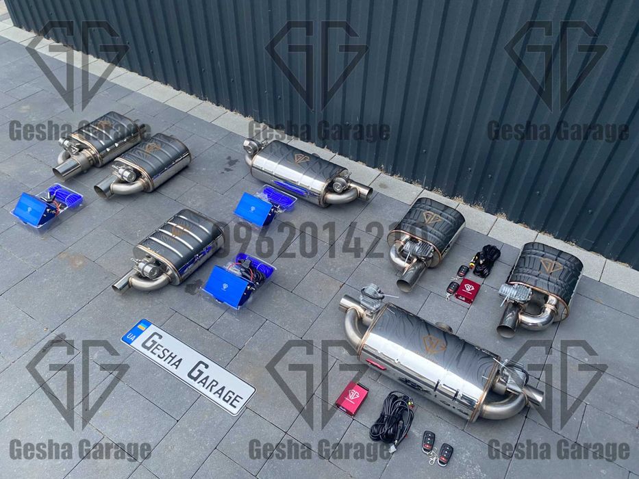 Вихлопна система банка глушник вакумний електричний клапан 51 63 76 мм