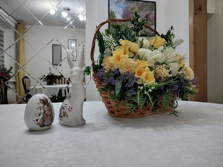 Stroik duży kosz wiklinowy