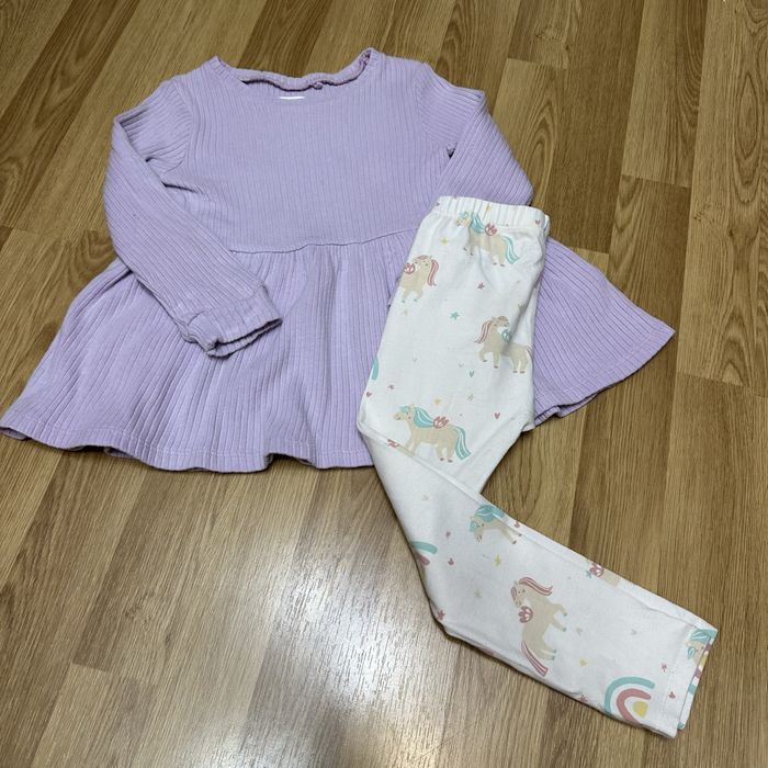 Еплий светр світшот лосіни штани джинси zara на дівчинку 3 4 98 104