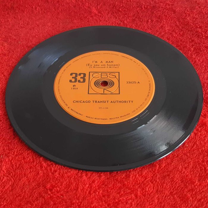 Disco Vinil Single Chicago Transit Authority - I'm a Man / Questions 67 and 68