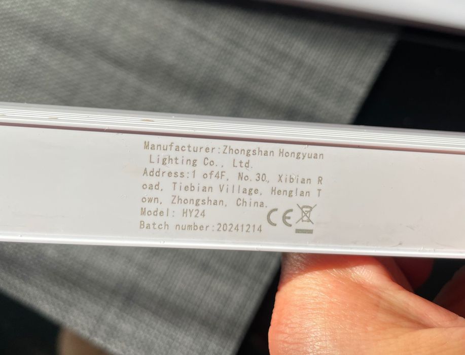 2 sztuki lampki podszawkowe z czujnikiem