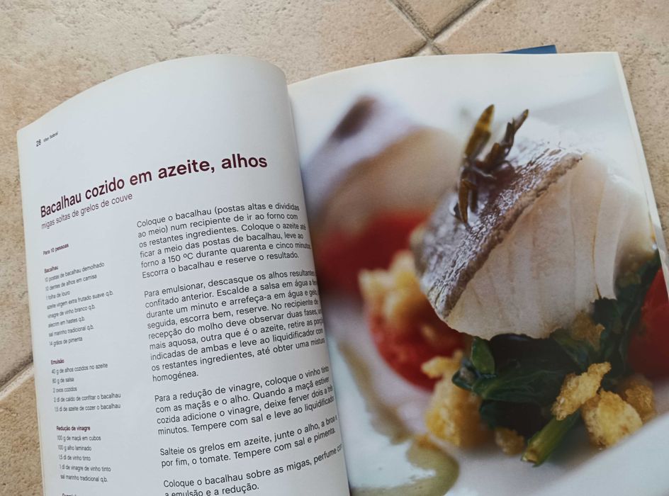 Livros de receitas de grandes Chefs