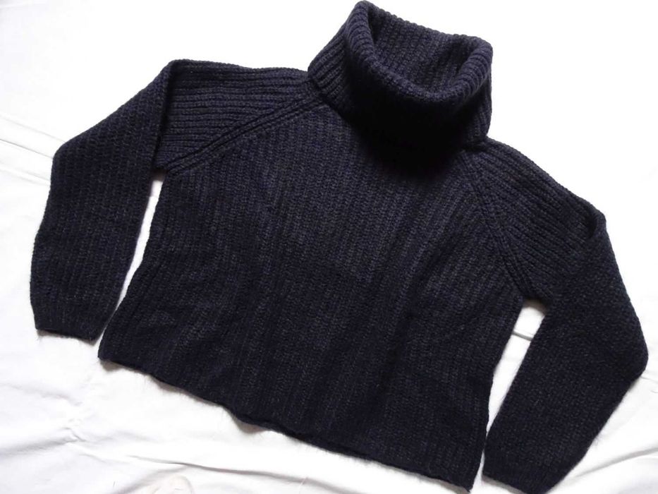 Zara Knit Ciepły Sweter Golf L 40