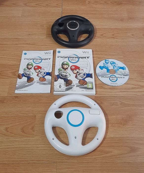 Jogo Super Mario Kart + Volante Wii (ORIGINAL NINTENDO Wii/Wii U)