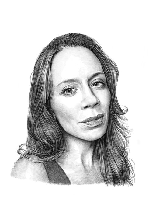 Desenho retratos realistas a lápis carvão a partir da sua foto