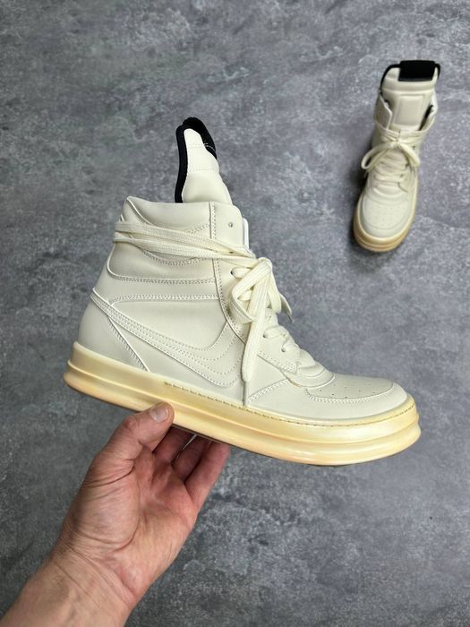 Rick owens jambo dunk 2008 white білі кросівки кроссовки кеди 44 43 42 41