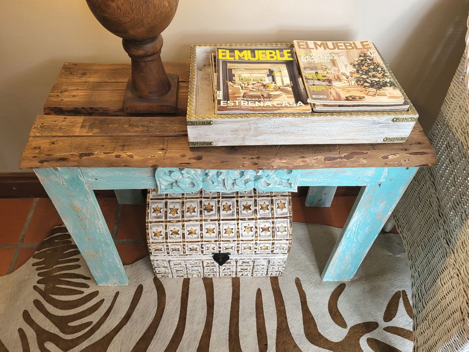 aparador, consola, mesa, talha, rustico