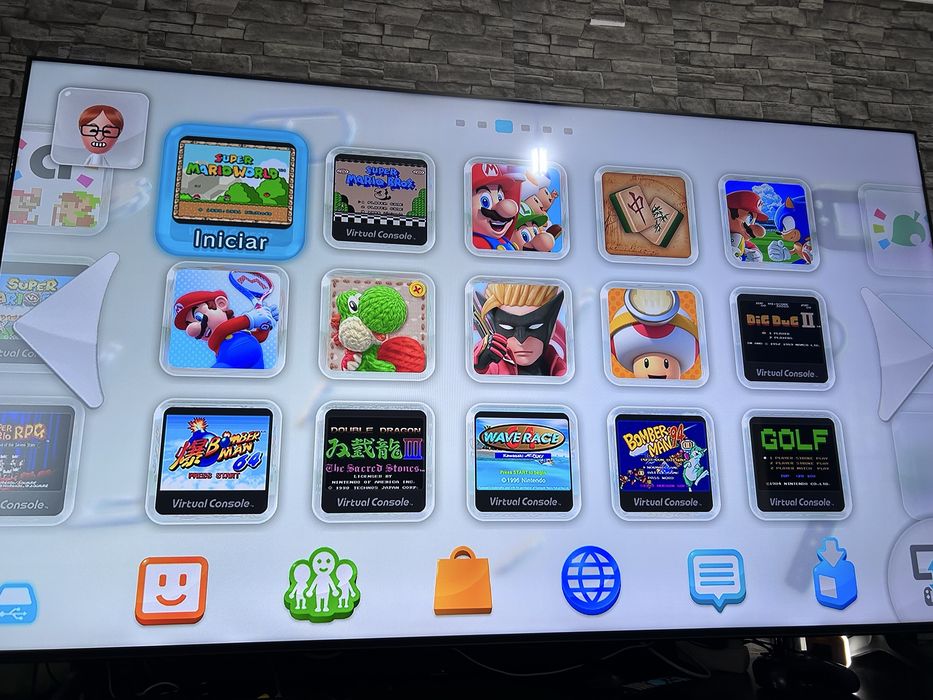 Nintendo wii u com muitos jogos