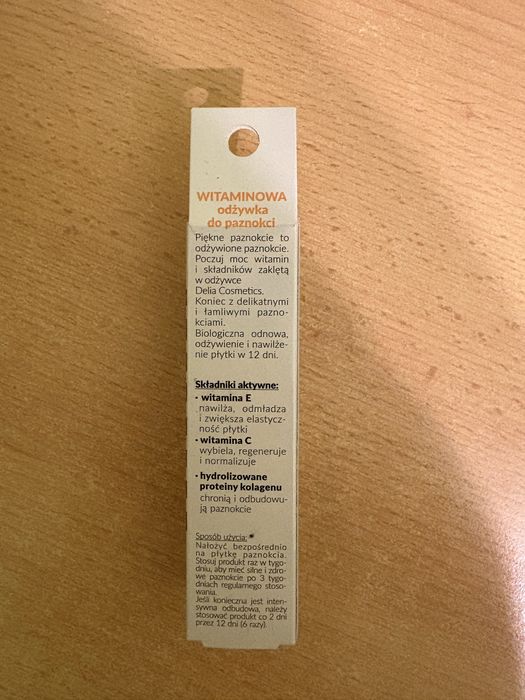 Delia odżywka do paznokci Moc Witamin