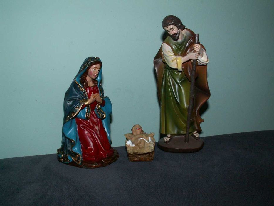 Rodzina św. do szopki bożonarodzeniowej 19 cm - Stajenka - Stajenki