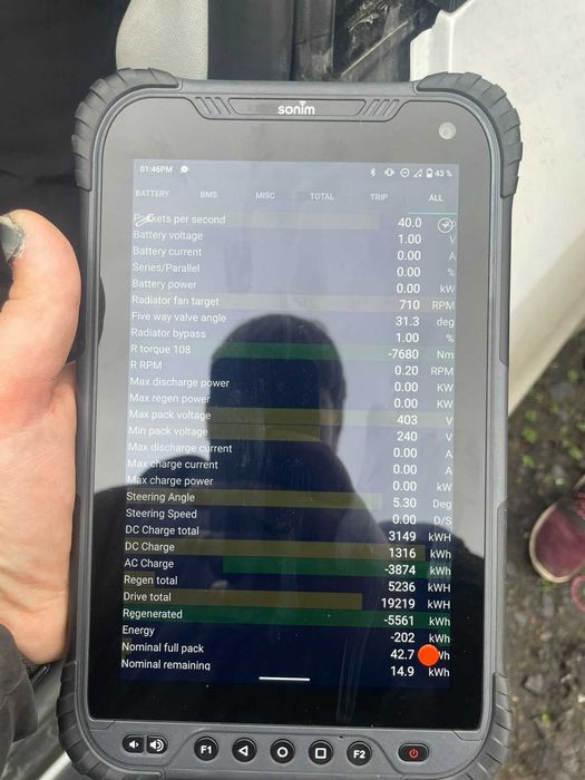 Батарея 55 квт 83 тис км Tesla Model 3 Y 2021- ОРИГІНАЛ