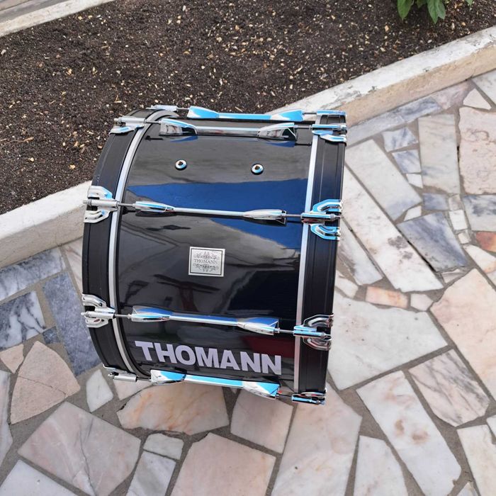 Thomann BD2614BL Marching Bass Drum + saco | como novo