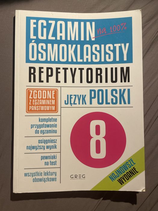 Repetytorium ósmoklasisty jezyk polski