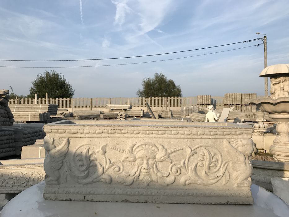 Doniczka betonowa prostokąt