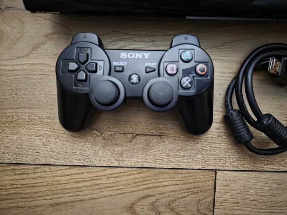 PlayStation 3 PS3 Super Slim 500GB + Oryginalny Pad + FIFA 12 | Komplet!