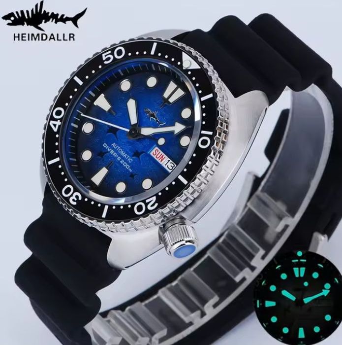 Годинник Heimdallr Sharkey STEELDIVE SD1970 Капітан Willard Seiko NH36