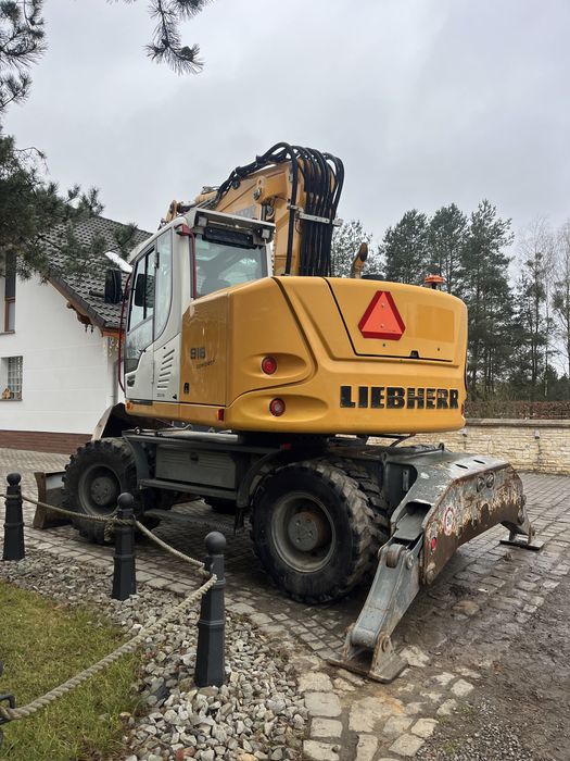 liebherr 918 compact koparka kołowa 3xłyżki
