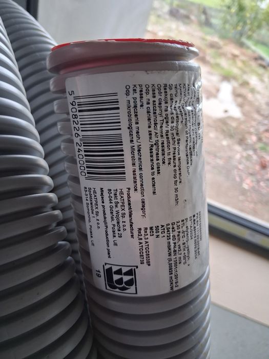 Tubo para cinduta de ar VMC.