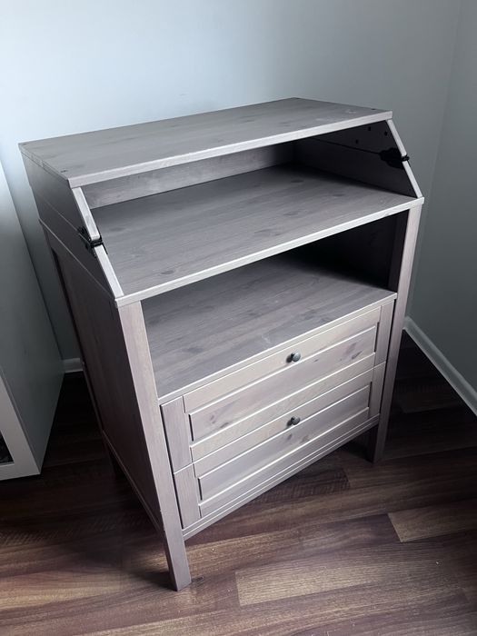 Przewijak Ikea Sundvik kolor matowy zimny jasny brąz