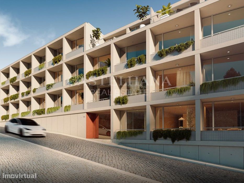 Apartamento T0 com logradouro em novo empreendimento no centro do P...