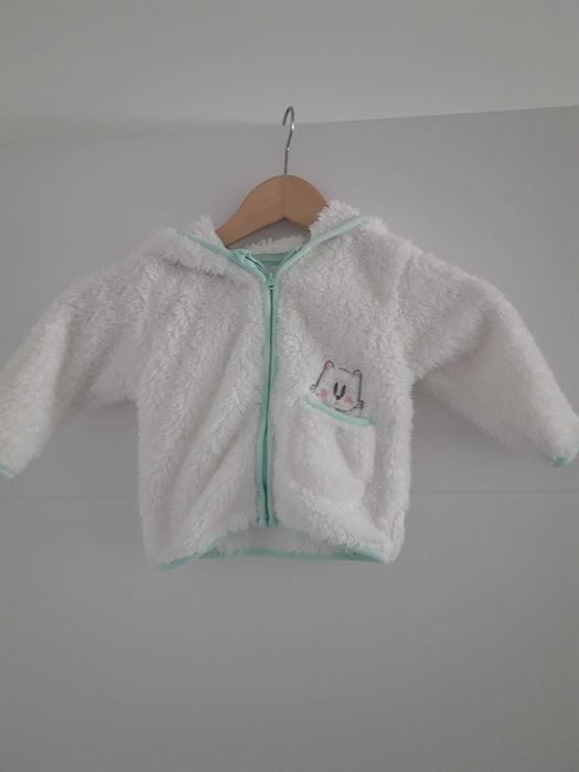 Bluza ciepla biala 74