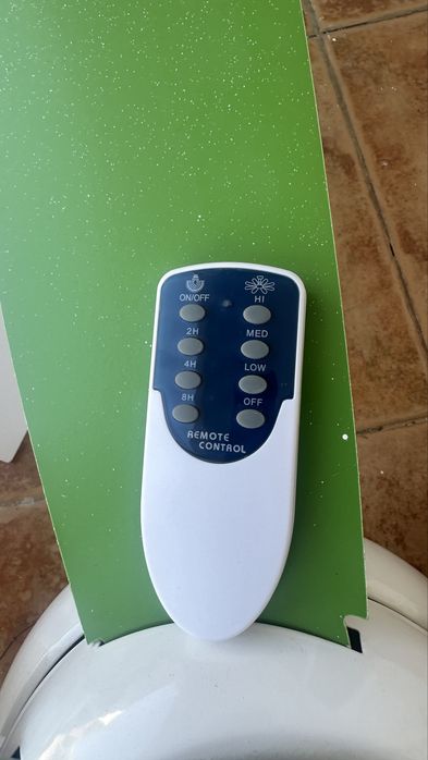 Ventoinhas de quarto com luz e contolo remoto