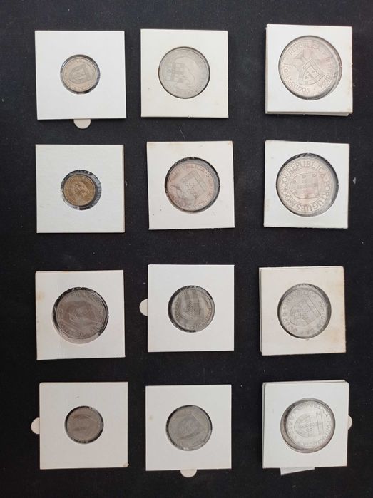 12 Moedas comemorativas - Portugal anos 80