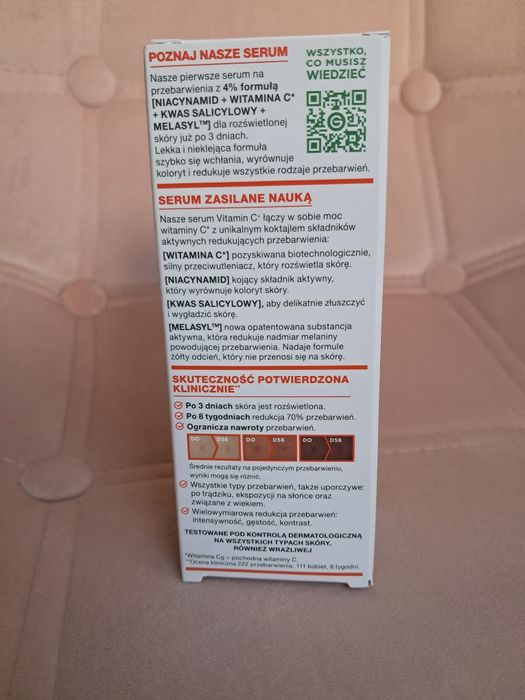 Garnier serum na przebarwienia 4% nowa wegańska formuła