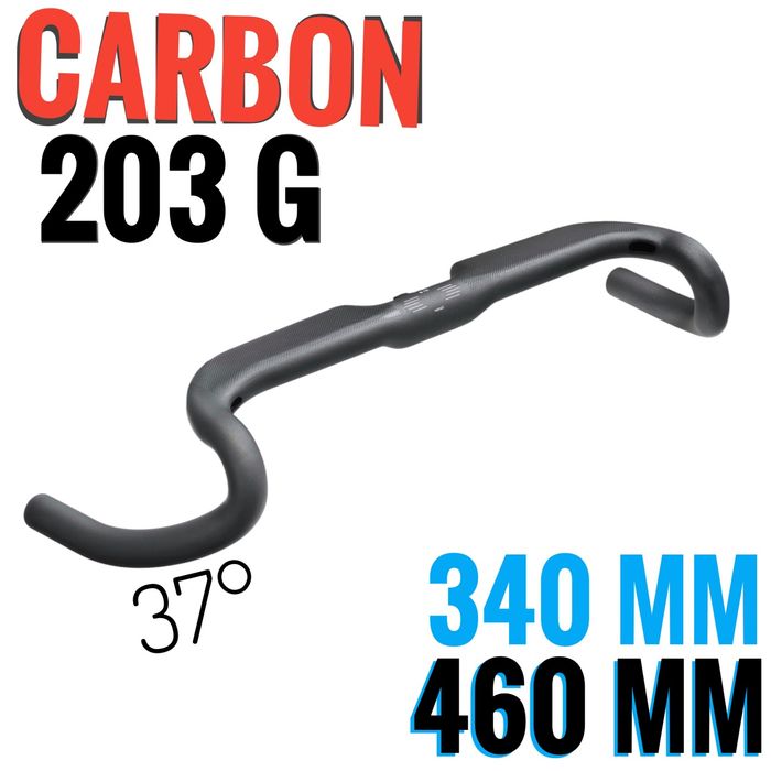 Carbon! Kierownica 340 mm gravel di2 carbonowa 34 cm 340mm