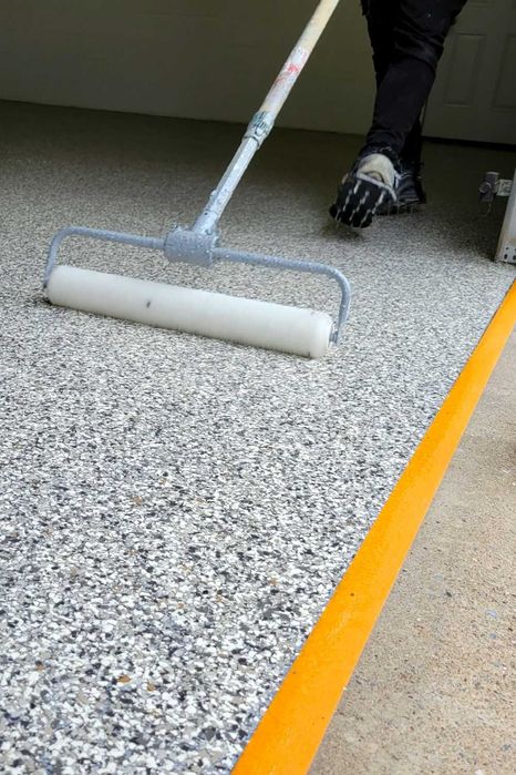 Pavimentos epóxi flocos com resistencia 40-45m2