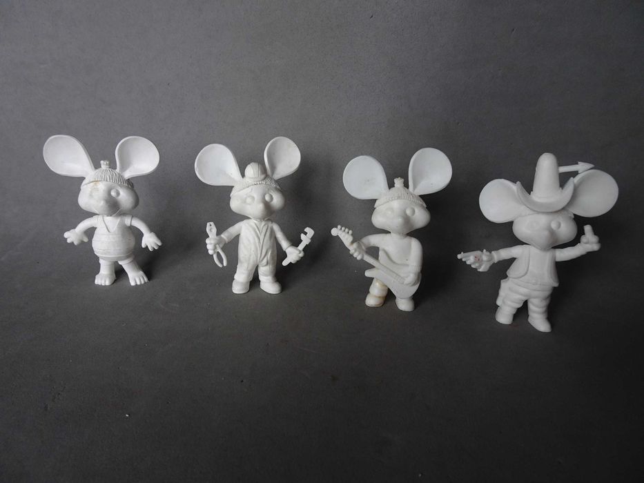 Figuras em PVC Topo Gigio por pintar - brinde Toddy