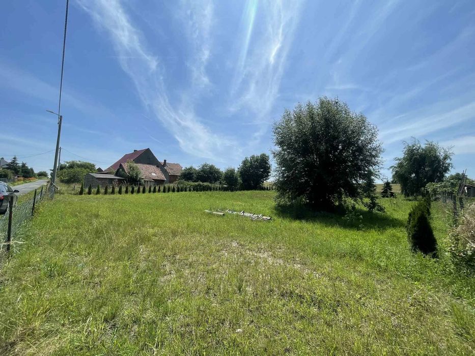 Działka budowlana 1234m2 Siodłkowice gmina Wołów