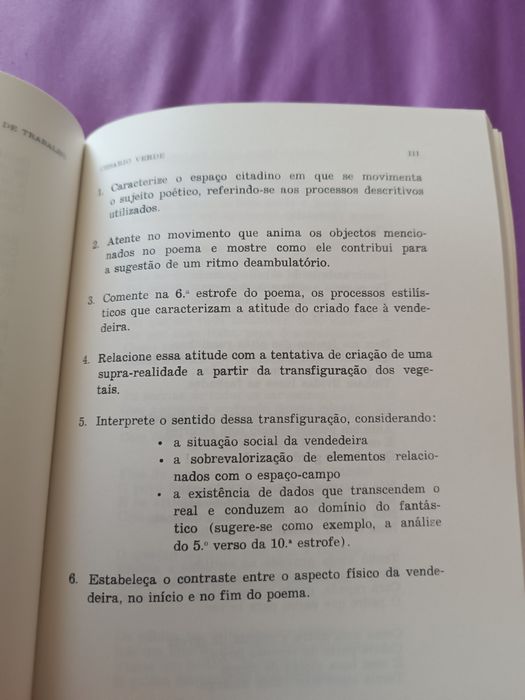 Cesário verde. Uma proposta de trabalho