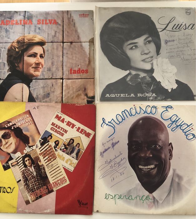 LP discos de vinil antigos