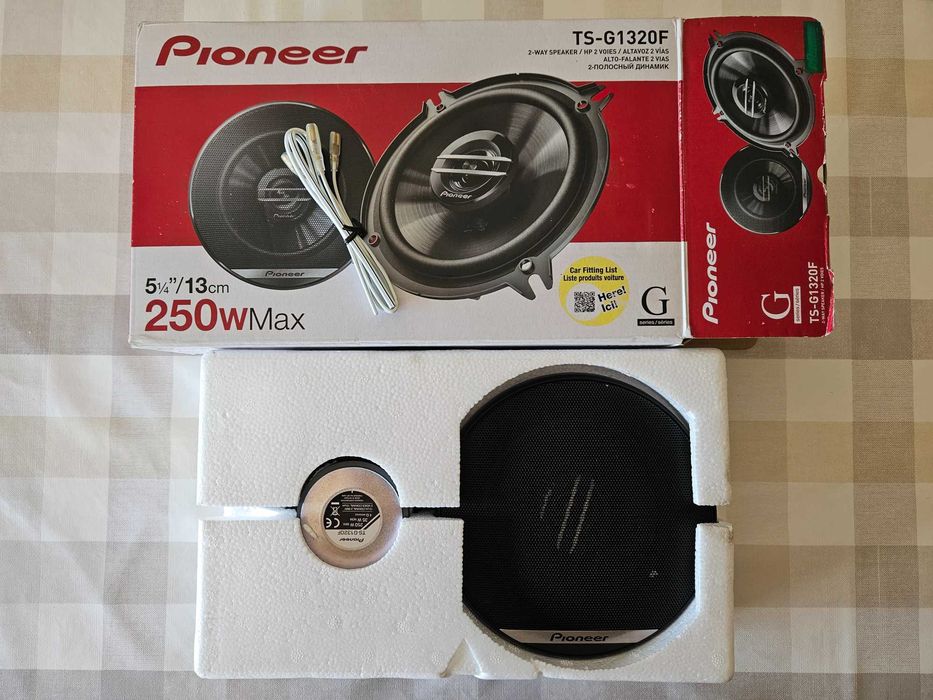 Colunas Auto Pioneer TS-G1320F (13cm / 250W) — NOVAS em Caixa