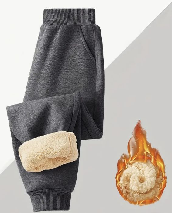 Теплі утеплені спортивні штани на хутрі теплые спортивные штаны зима