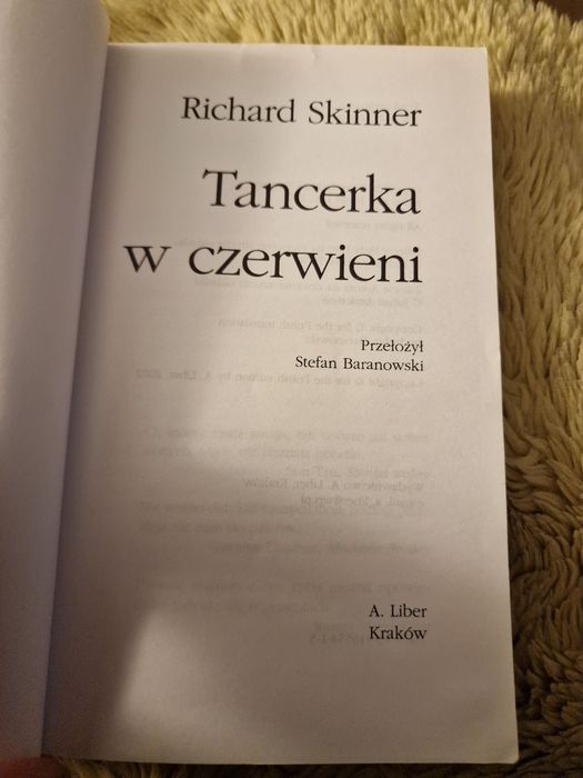 Książka Tancerka w czerwieni Richard Skinner