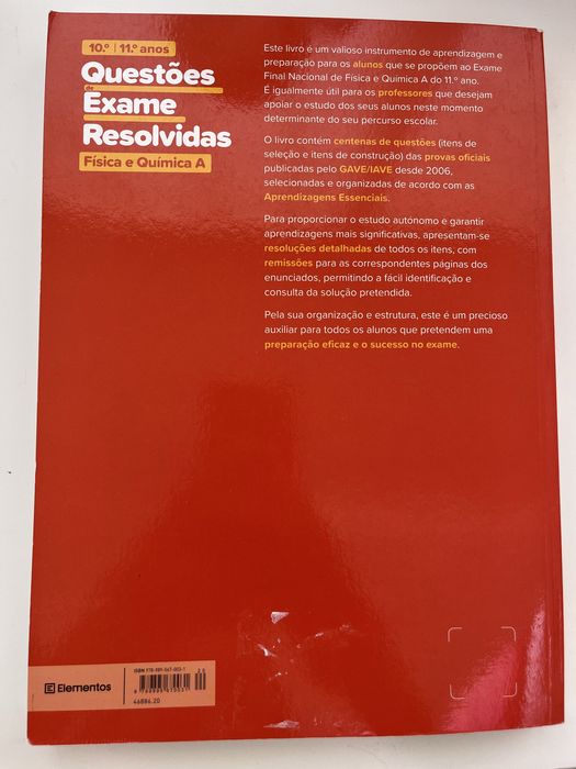 Questões de Exame Resolvidas - Física e Química A