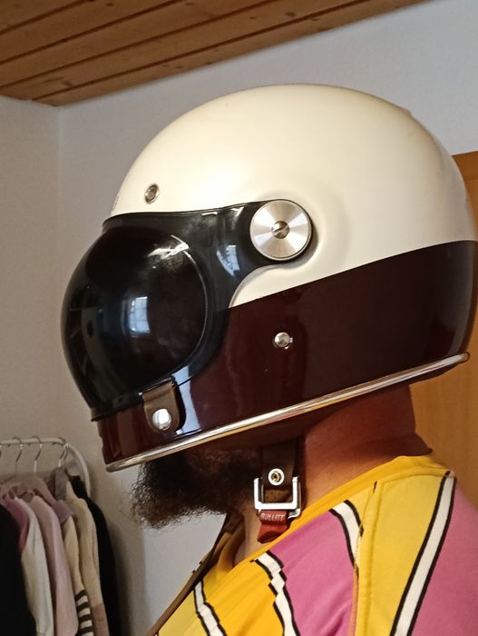 Bell bullit XL biało bronzowy