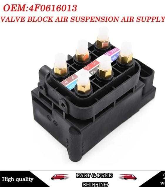 New Valve Block Air Suspension Air Power Supply For Audi Allroad A6 (C6) Quattro A8 (D3) S8 (D3) 4F0616013 4Z7 616 013 4Z7616013