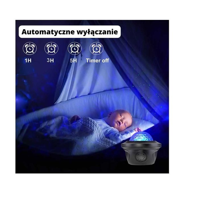 Lampa Gwiazdy Na Noc, na Imprezę