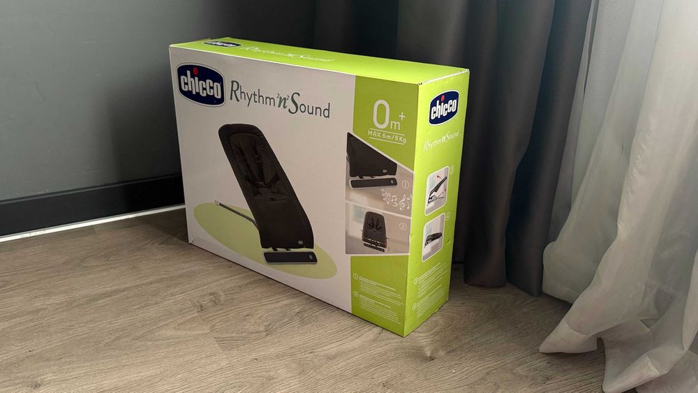 (НОВЕ) Шезлонг 0+, Крісло-гойдалка Chicco Rhythm'n'Sound