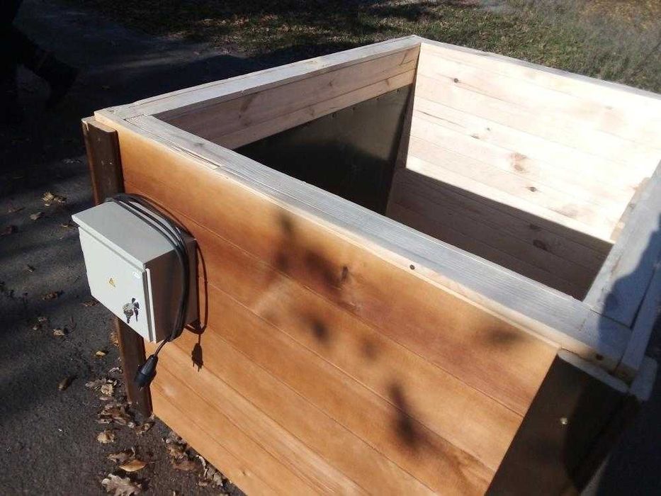 Утепленная БУДКА с ПОДОГРЕВОМ | Шторка