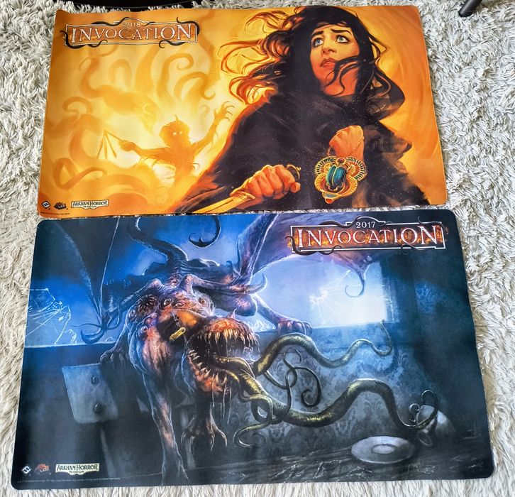 Arkham Horror The Card game Playmats x2